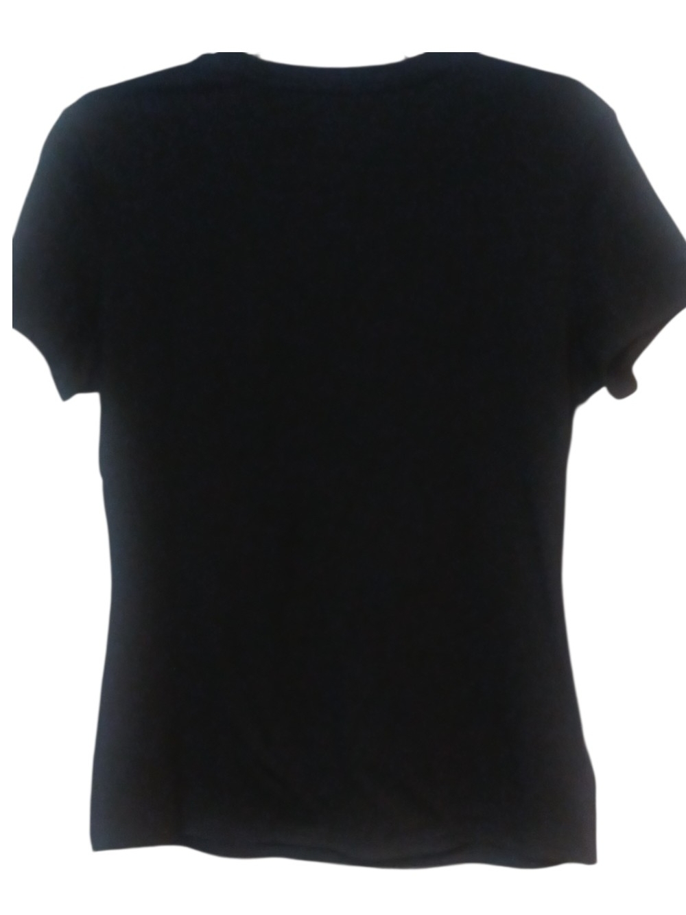 Access -Ladies Black Graphic Designed Short Sleeve Tee Shirt. Jesus across front - Picture 5 of 10